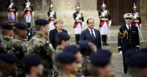 Η Γερμανίδα καγκελάριος και ο Γάλλος πρόεδρος