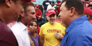 Sean Pean & Hugo Chavez