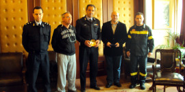 Επίσκεψη του Περιφερειάρχη Πυροσβεστικής στην ΠΕ Κεφ/νίας