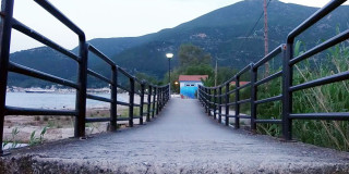 γέφυρα στον παραλιακό Σάμης - Καραβομύλου