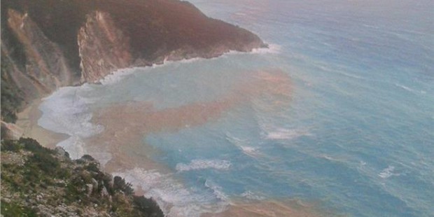 Ο σεισμός της Κεφαλονιάς άλλαξε την παραλία του Μύρτου