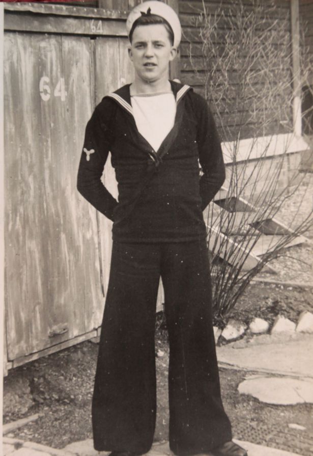Former sailor James Wood of Marsh who helped earthquake victims in Kefalonia, 60 years ago - James in 1947. 